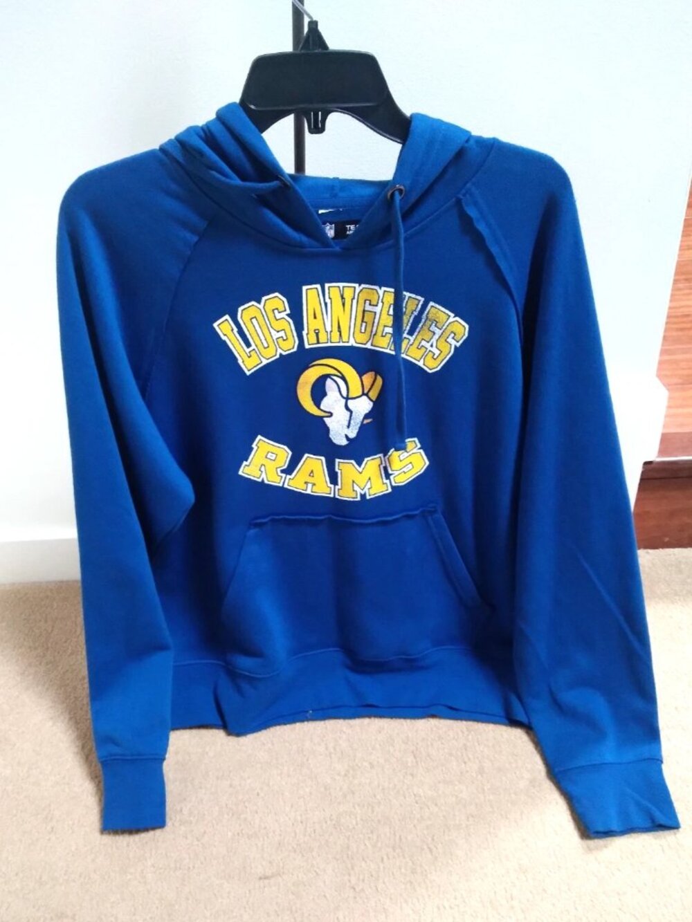LA RAMS Women's Generation III Size Large NFL TEAM APPAREL Hoodie , Royal Blue